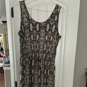 Chic Snake Print Jumpsuit